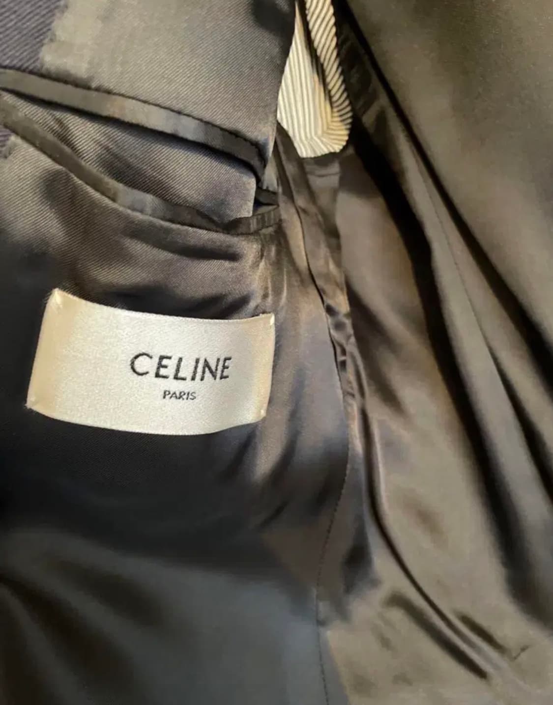 [박보검님 착용] 셀린느 네이비 더블 브레스티드 금장 자켓 상품이미지8