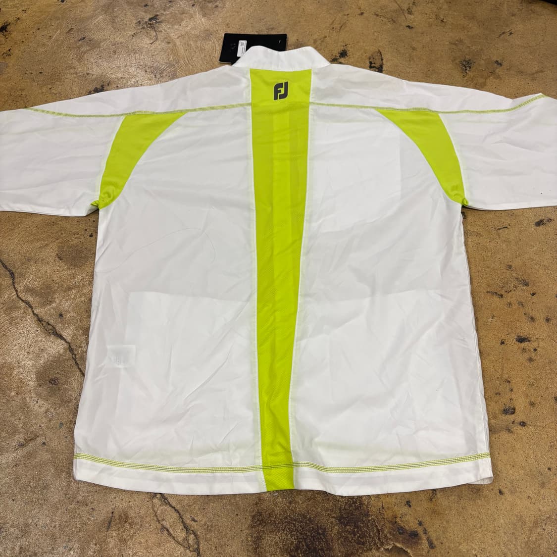 [정품/XL] FJ 풋조이 골프 바람막이 자켓 화이트 b15 상품이미지4