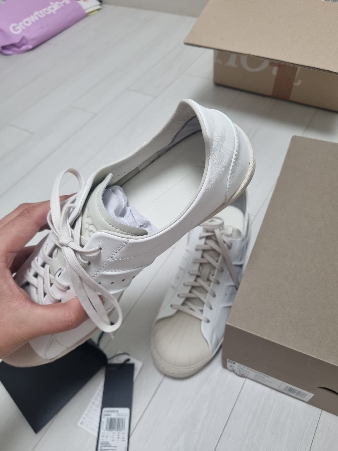 [290] Y-3 슈퍼스타 화이트토크 JQ5002 상품이미지4