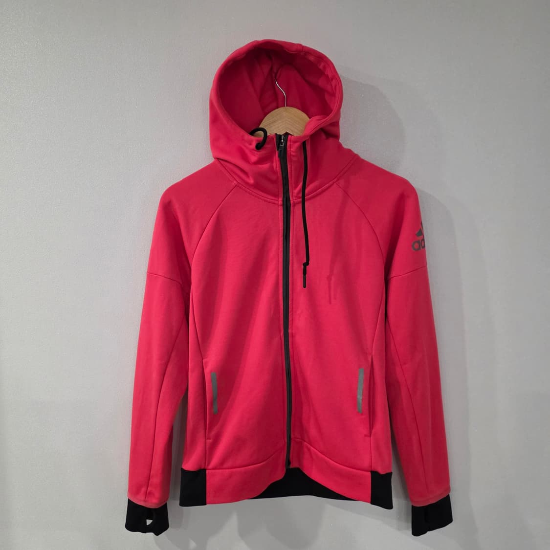 아디다스 후드집업 핑크 S 상품이미지1