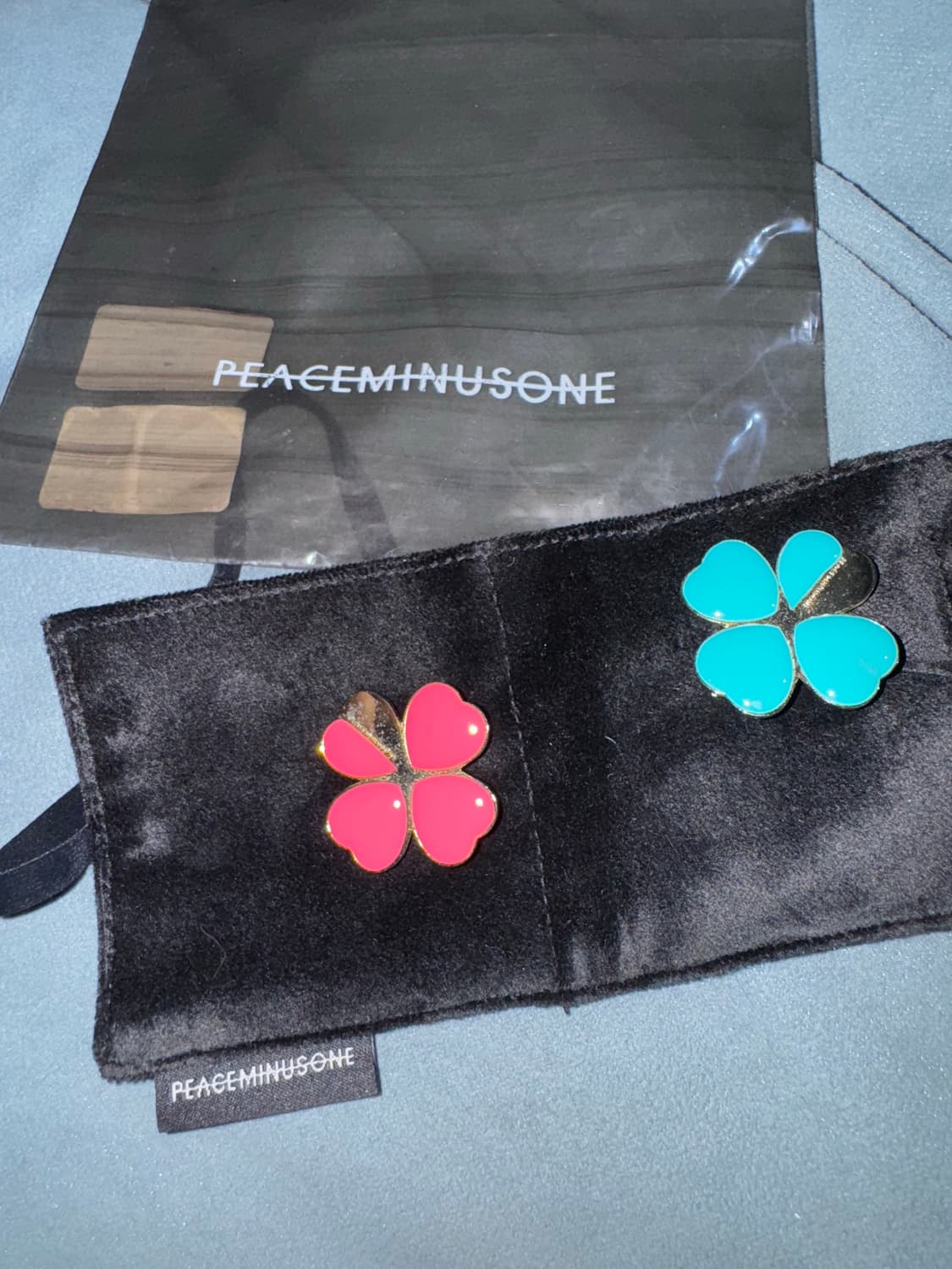 피스마이너스원 CLOVER BROOCH #1 PINK - MINT 상품이미지1