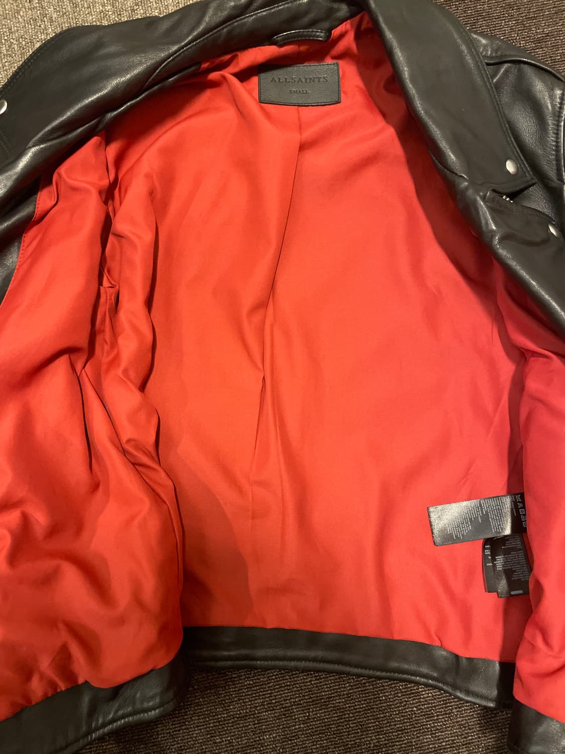 All Saints 라이더 레더자켓 새상품급 상품이미지4