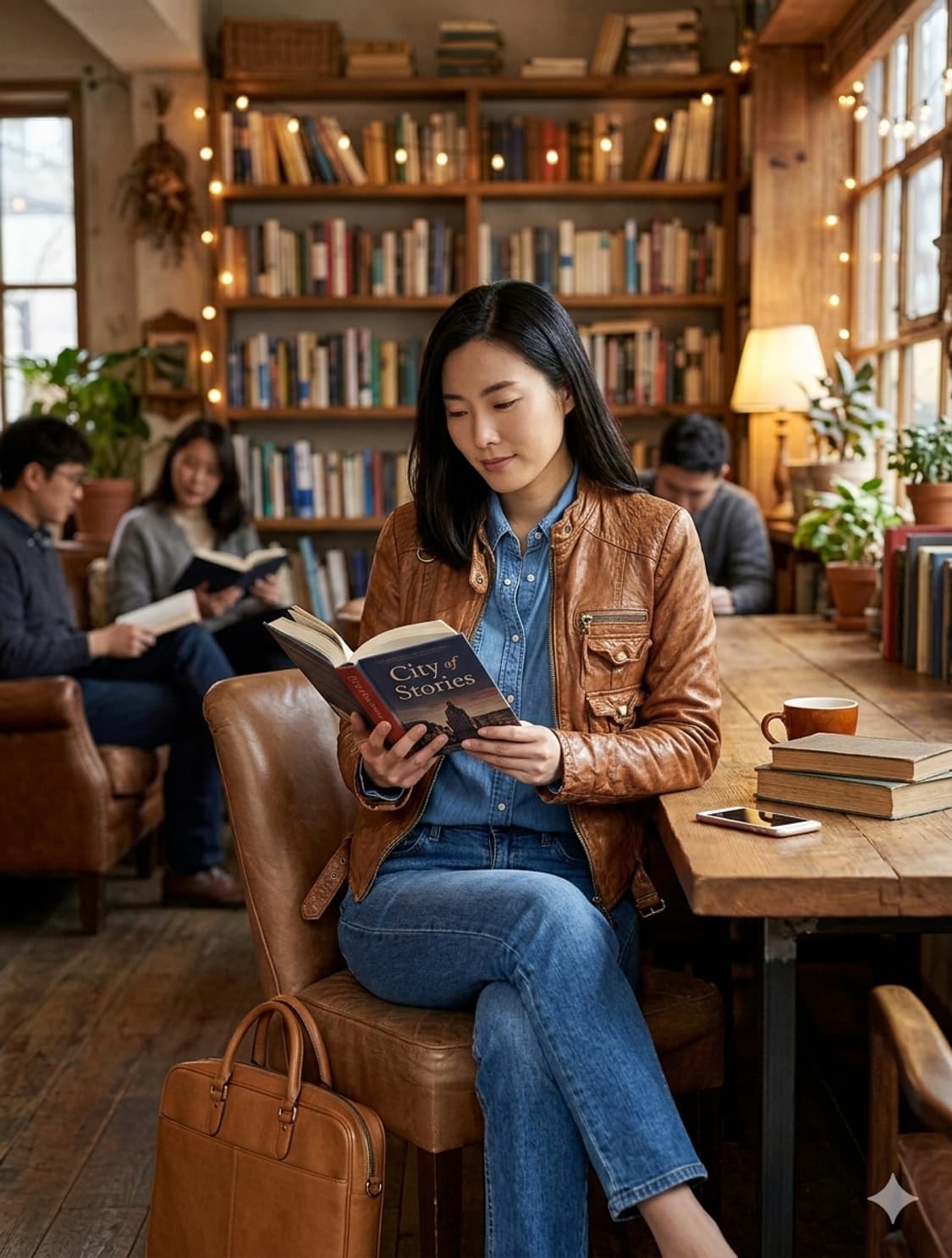 빈티지 리얼 양가죽 자켓 | 브라운 | 하프기장 55 상품이미지1