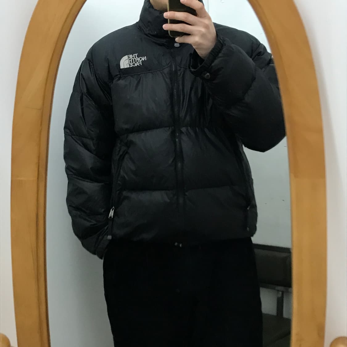 노스페이스 700 블랙 눕시 덕다운 푸퍼 패딩 남성 110 사이즈  상품이미지9