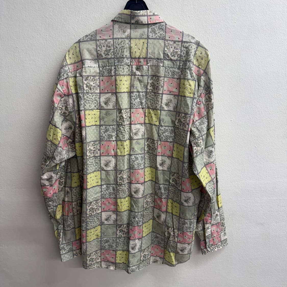베네통 패치워크 셔츠 (M) 상품이미지4