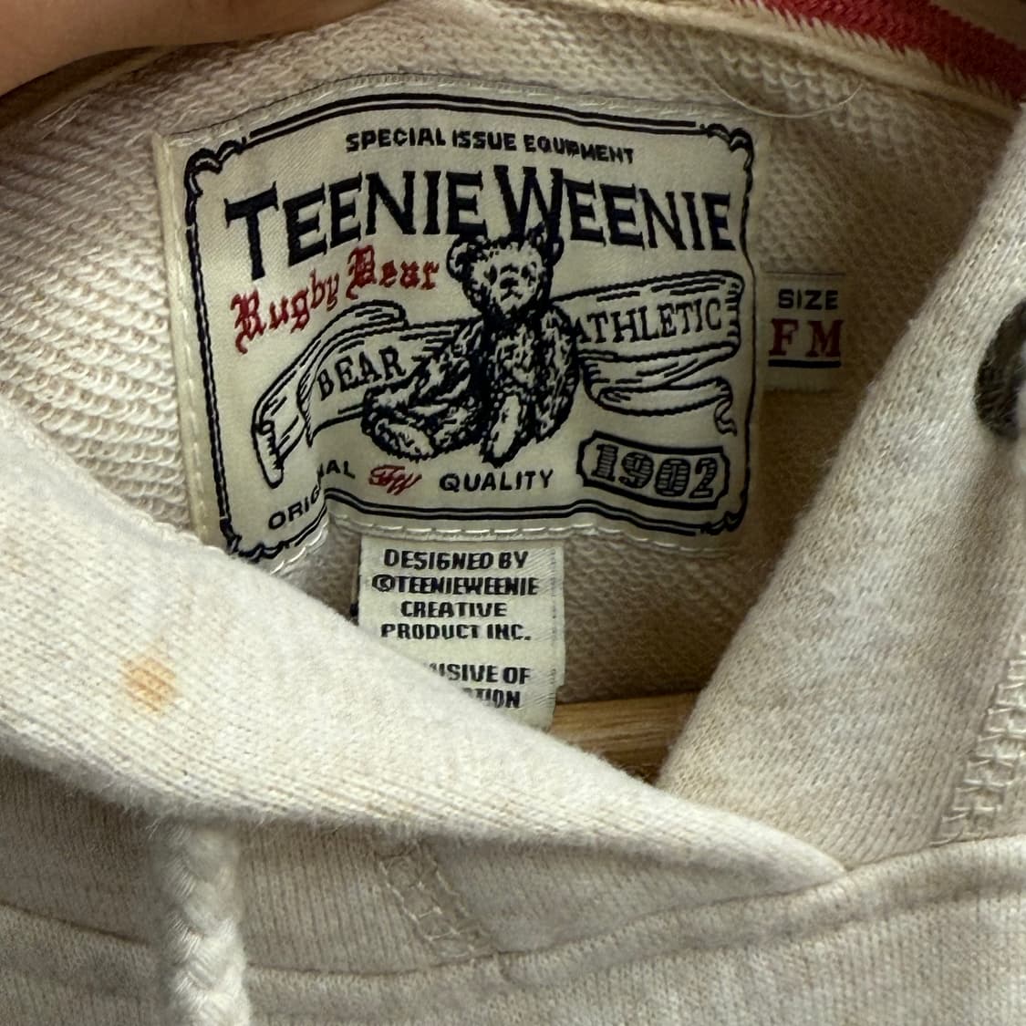 Teenie Weenie 티니위니 곰돌이 후드티 M 상품이미지2