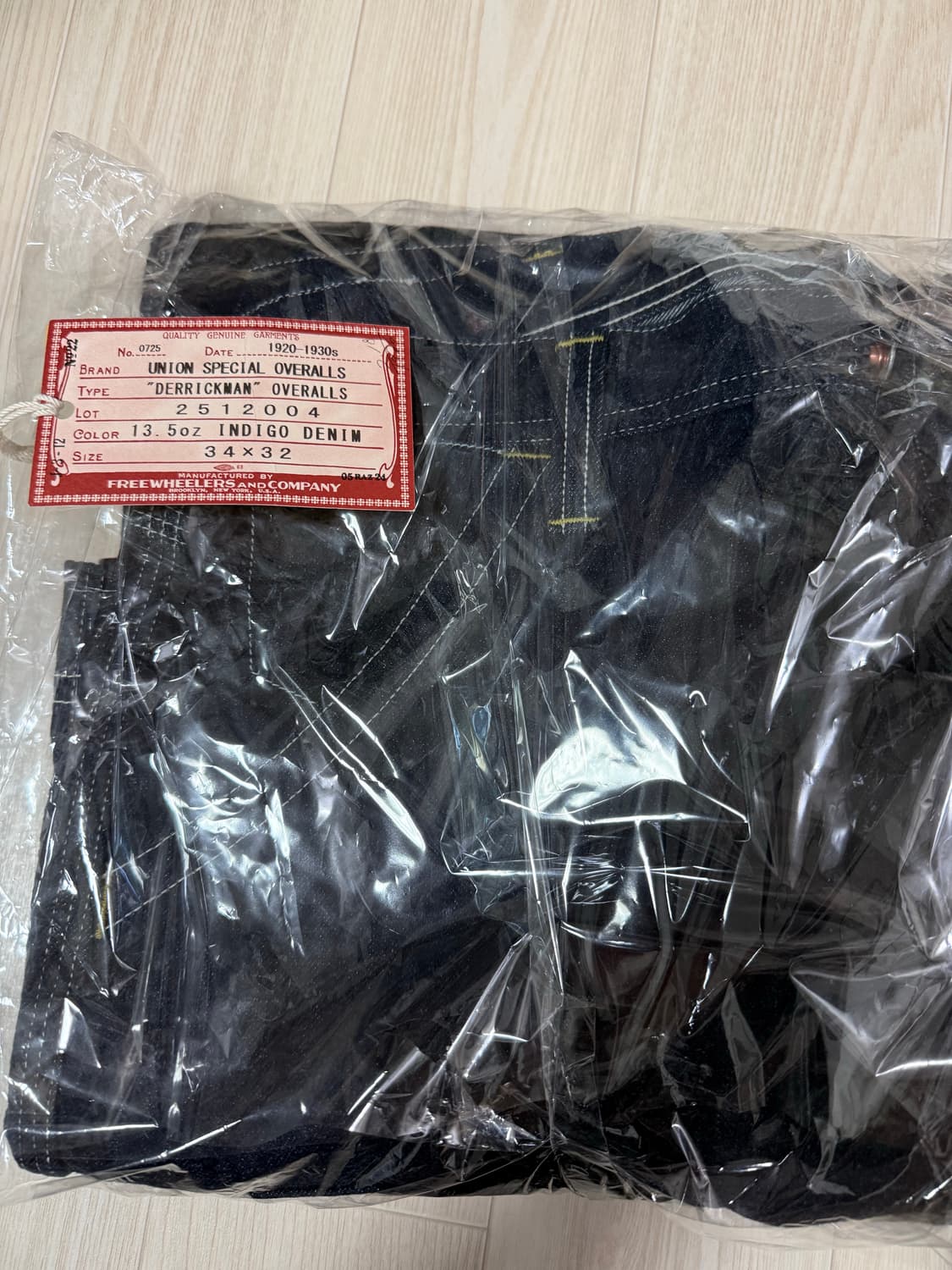 프리휠러스 데릭맨 팬츠 34*32 새상품 상품이미지1