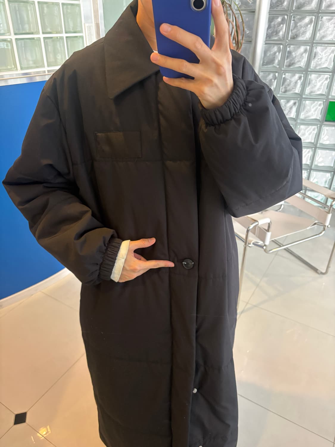 ZARA oversize coat 소시오츠키 오버사이즈 코트 상품이미지6