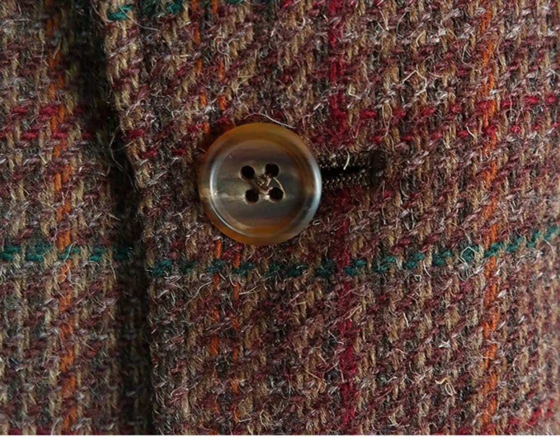 일본판 폴로랄프로렌 울100% 트위드 체크자켓 M 상품이미지5