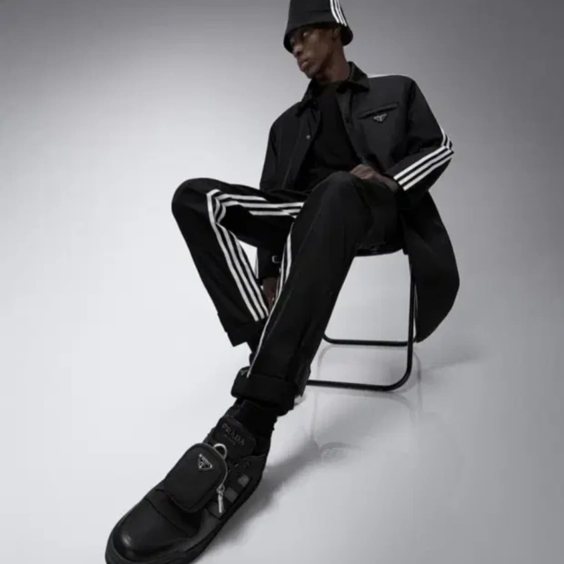 프라다 아디다스 느낌 트레이닝 팬츠 상품이미지3