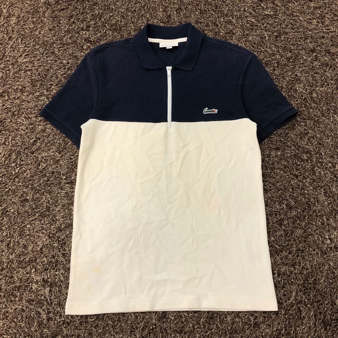 S 라코스테 반집업 카라 티셔츠 상품이미지1