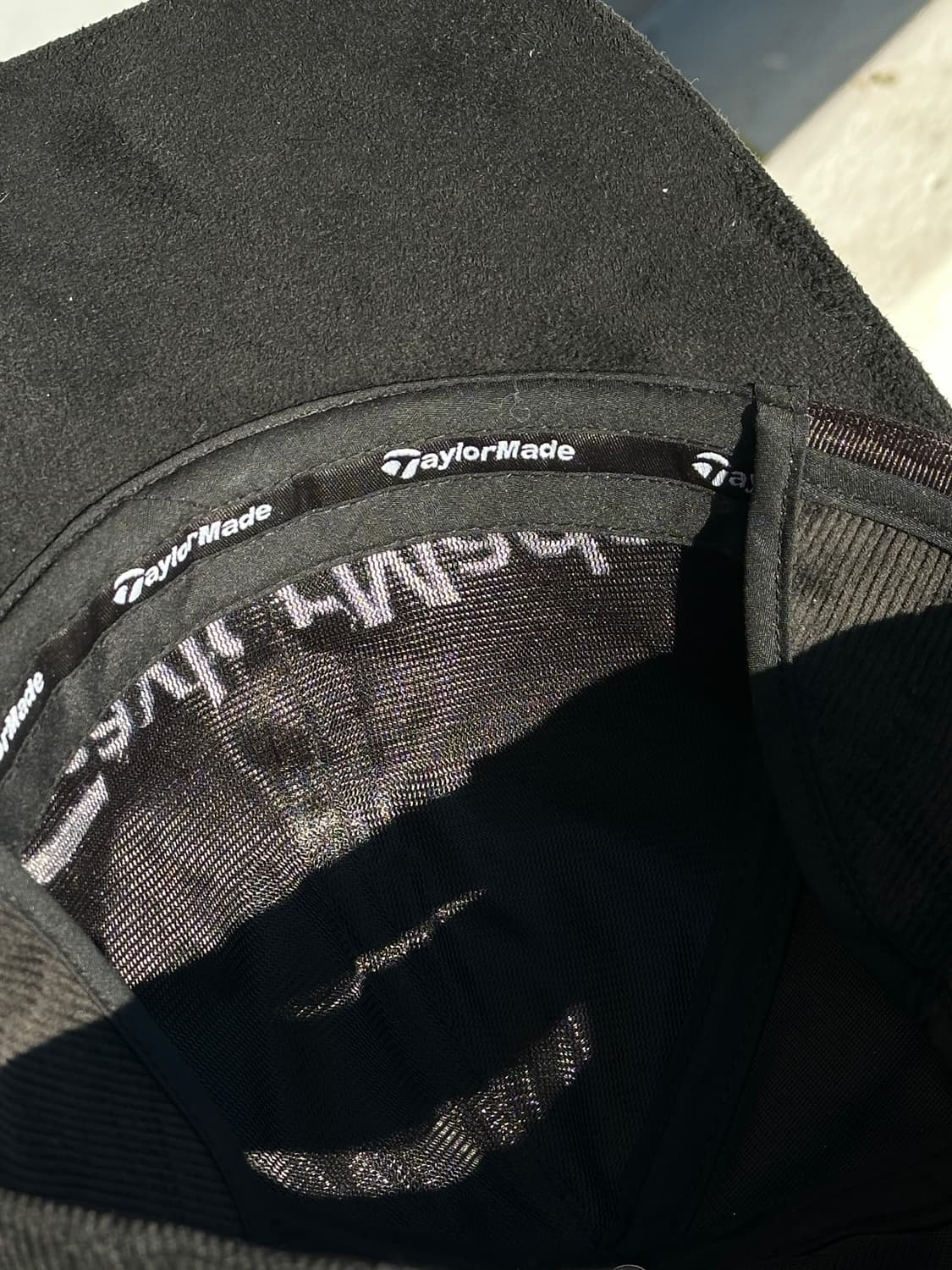 [M] 테일러메이드 블랙 코듀로이 볼캡 모자 상품이미지7