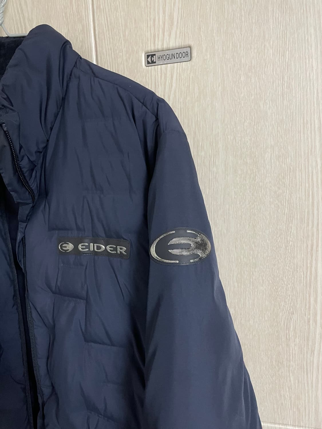 [L]아이더 경량패딩 자켓 네이비 상품이미지3