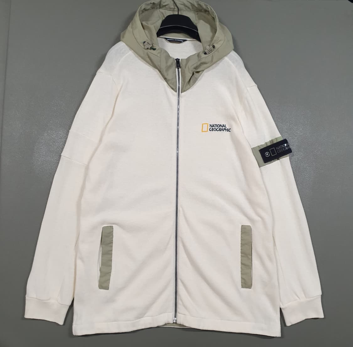 L) 내셔널지오그래픽 신형 21FW 닉스 하이브리드 니트후드집업 자켓 상품이미지4