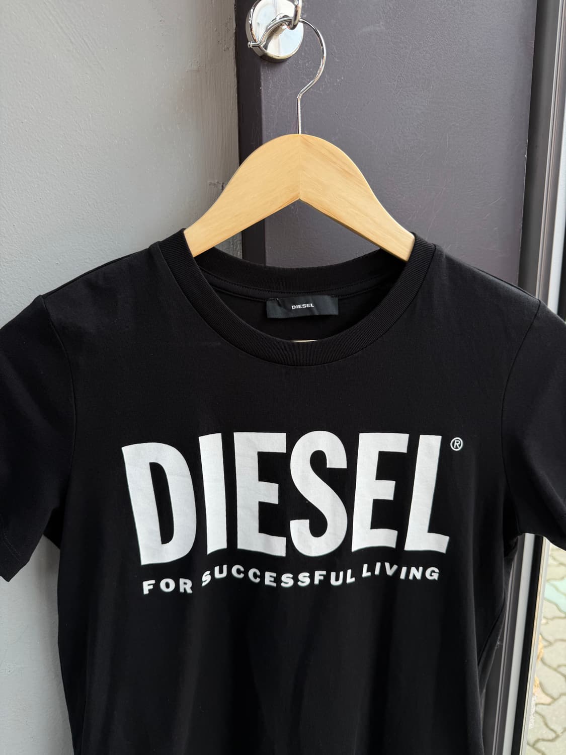 S/ 디젤 로고 프린팅 라운드 반팔 상품이미지4