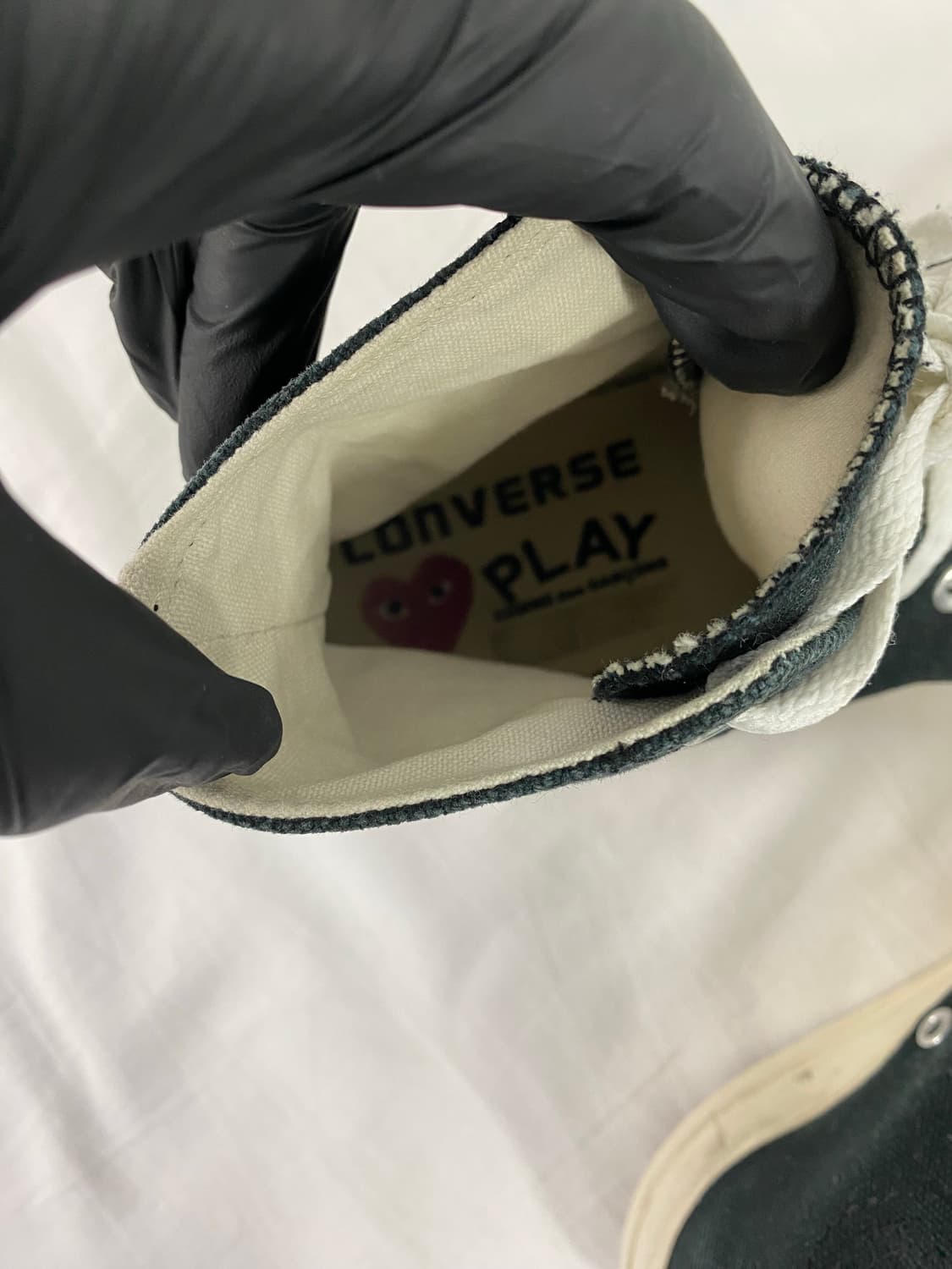 꼼데가르송 x 컨버스 척 70 하이 블랙 245 <68> 상품이미지8