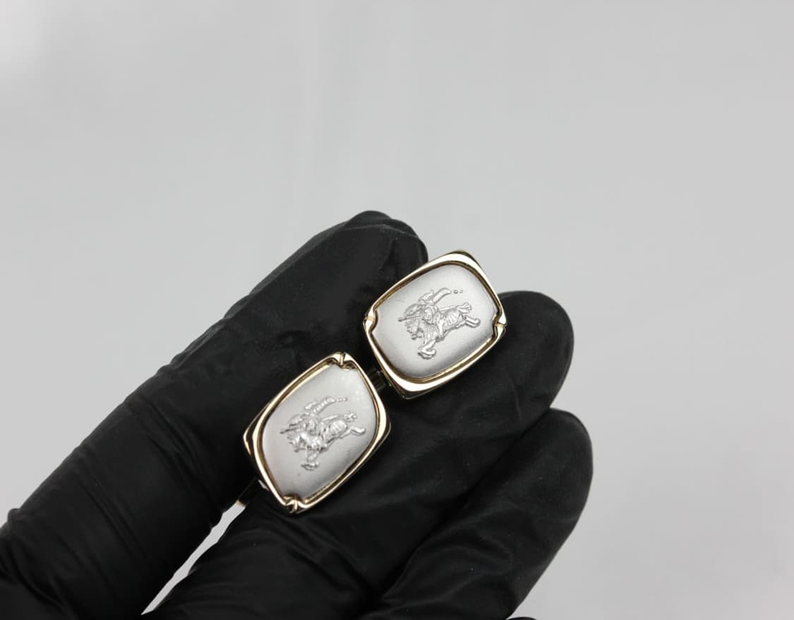 버버리 A-등급 남자 명품 커프스 빈티지 상품이미지6