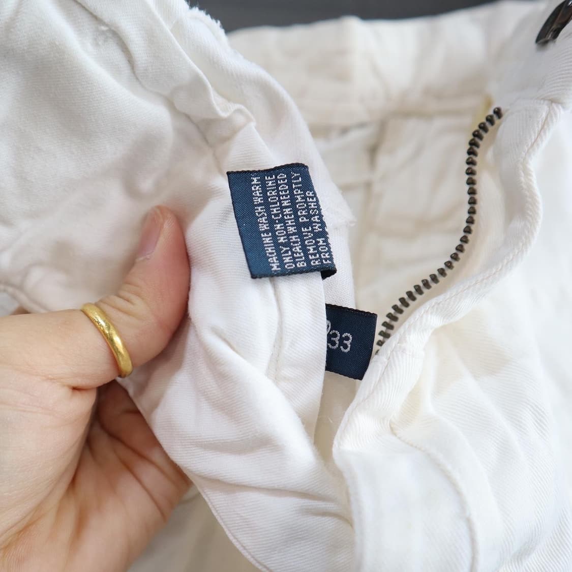 폴로 화이트 하프팬츠 상품이미지7