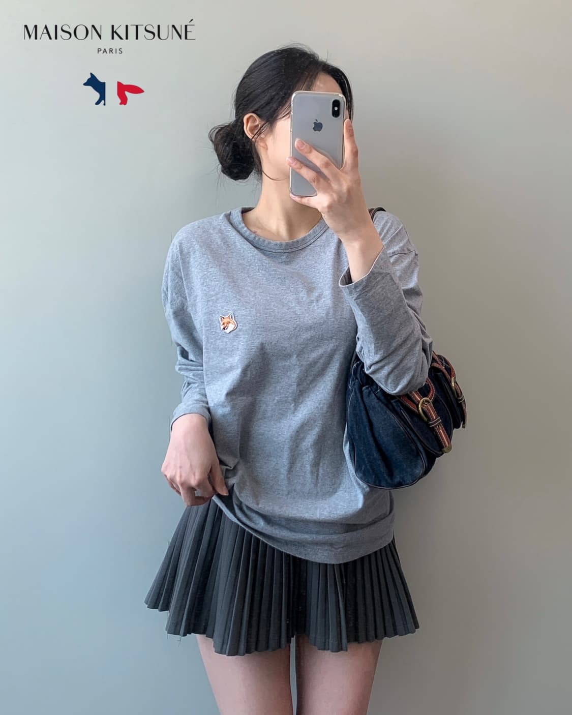 메종키츠네 롱슬리브 상품이미지3