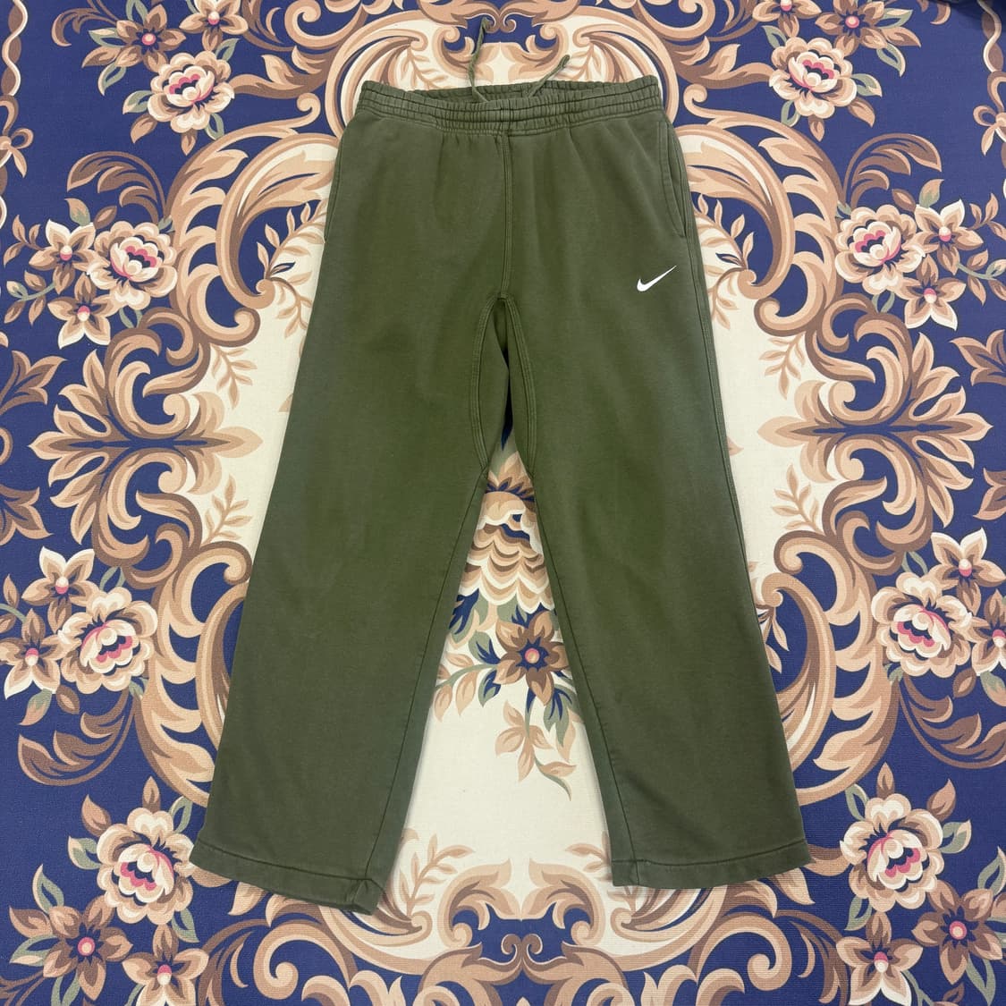 (M)나이키 Nike 코튼 스웻팬츠(올리브) 상품이미지1