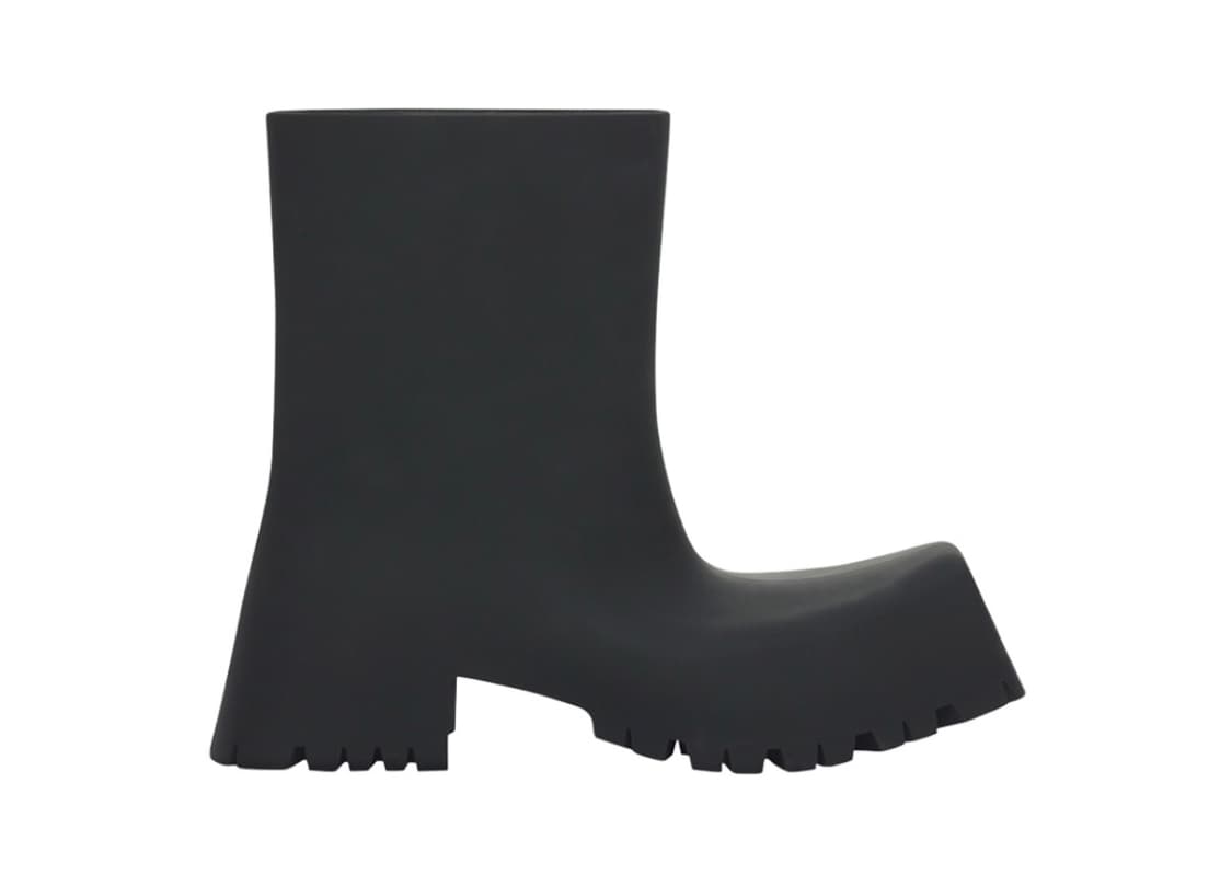 발렌시아가 트루퍼 러버 부츠 블랙 상품이미지1