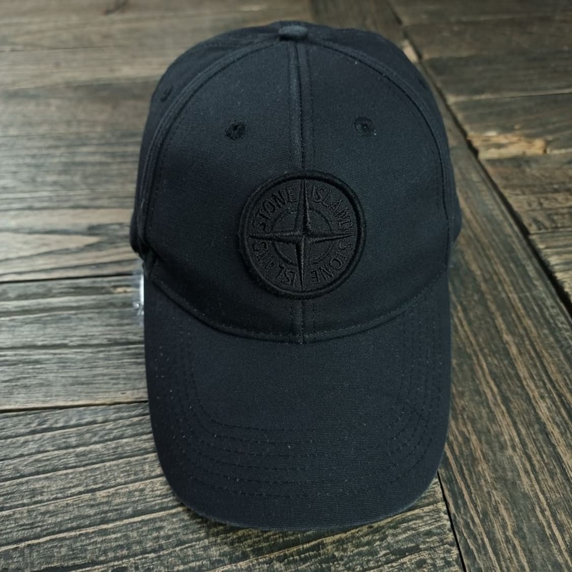 [스톤아일랜드] 빅로고 자수 볼캡 블랙 P01589 상품이미지2