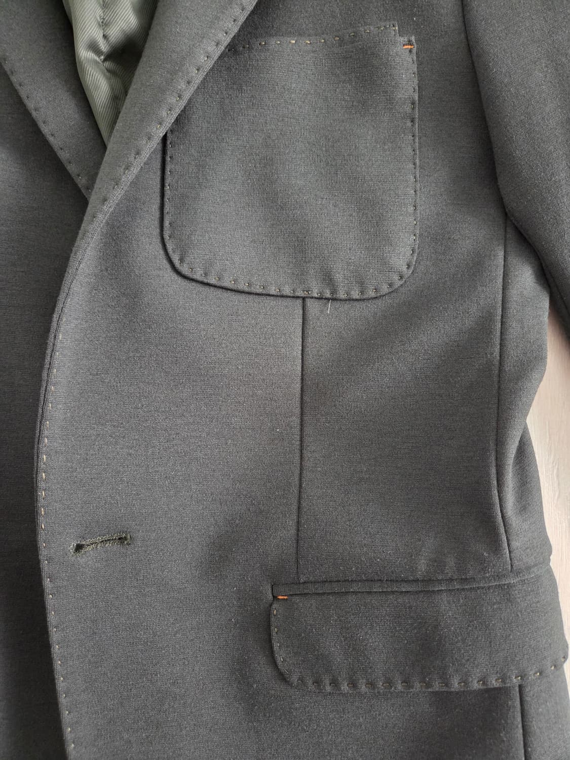 빈티지 남성 블레이저 다크그린 90~95 상품이미지7