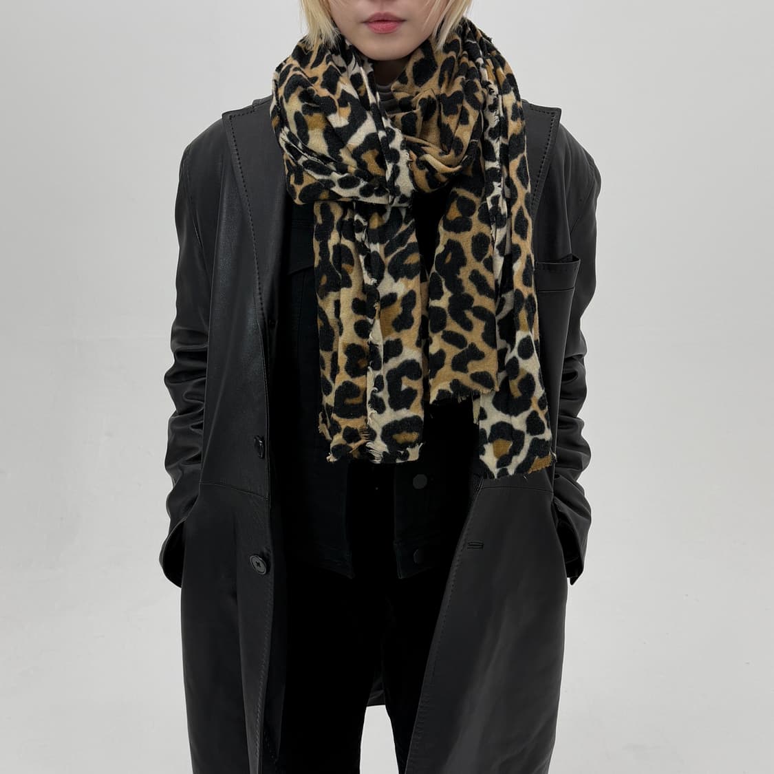 ZARA 레오파드 스카프 상품이미지2