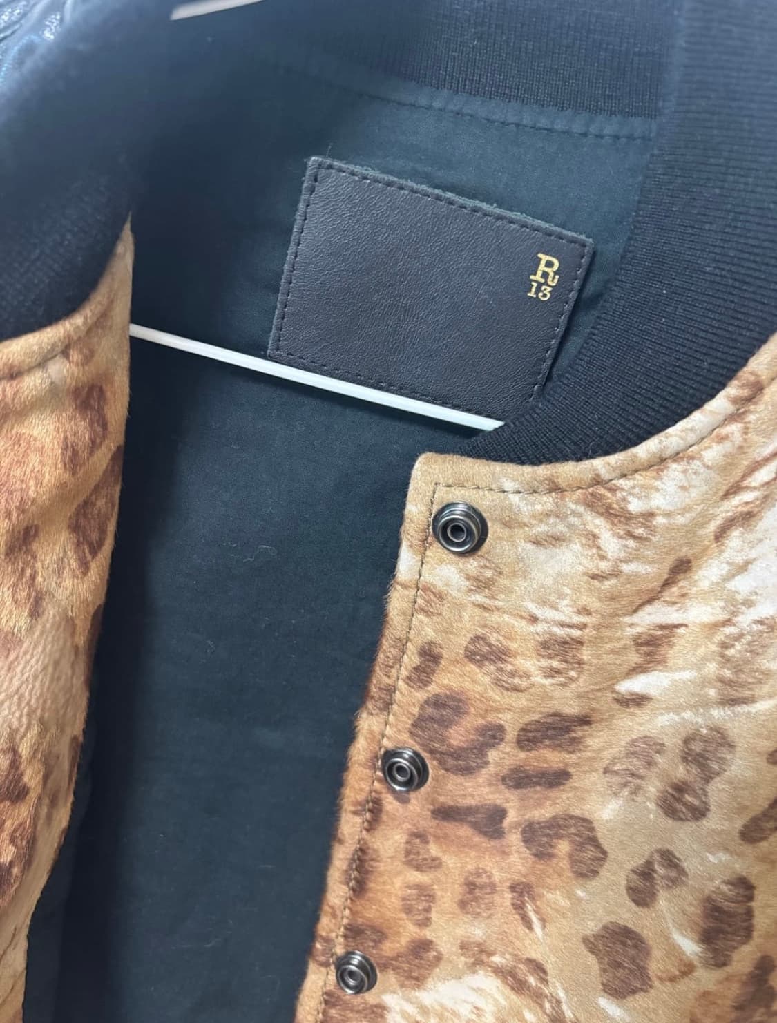 r13 레더 송치 봄버 상품이미지3