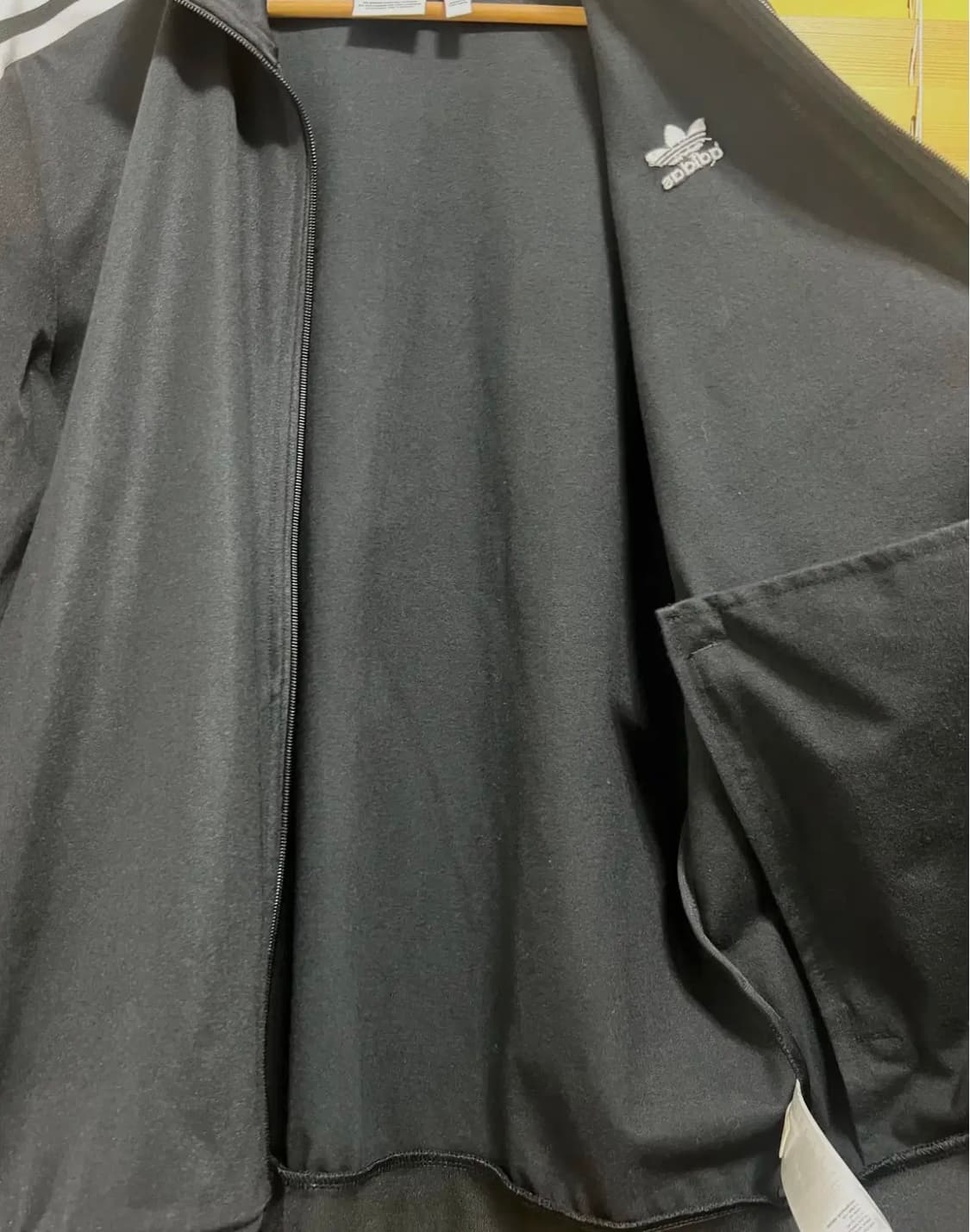 아디다스 남성 블랙저지 바람막이집업점퍼 XL 상품이미지6