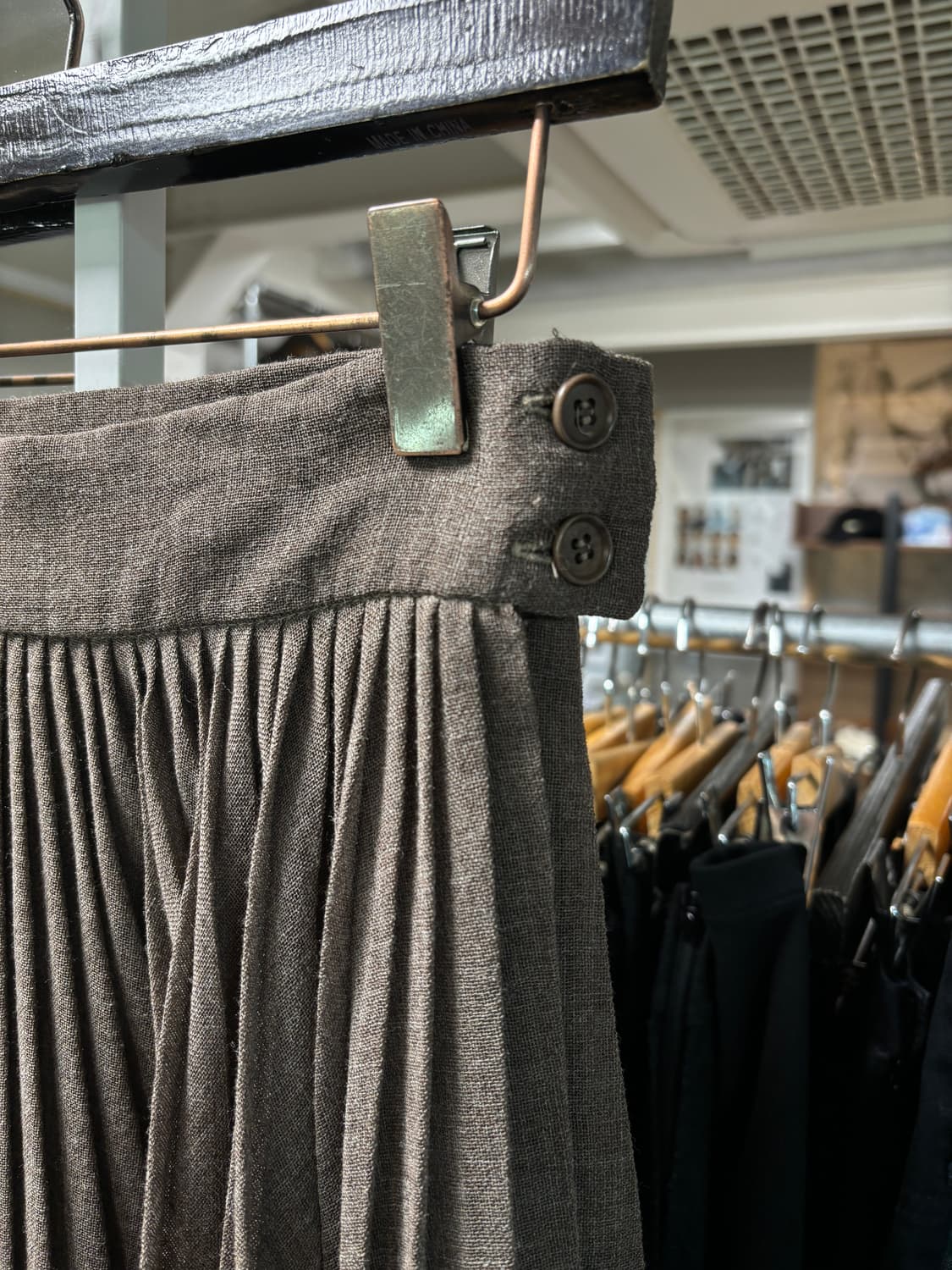 스포츠막스 울 개더 스커트 상품이미지3