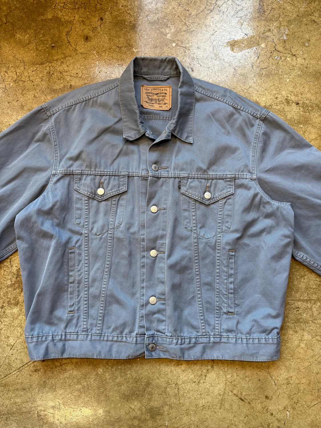 90s 95년 리바이스 블랙탭 트러커 재킷 상품이미지2