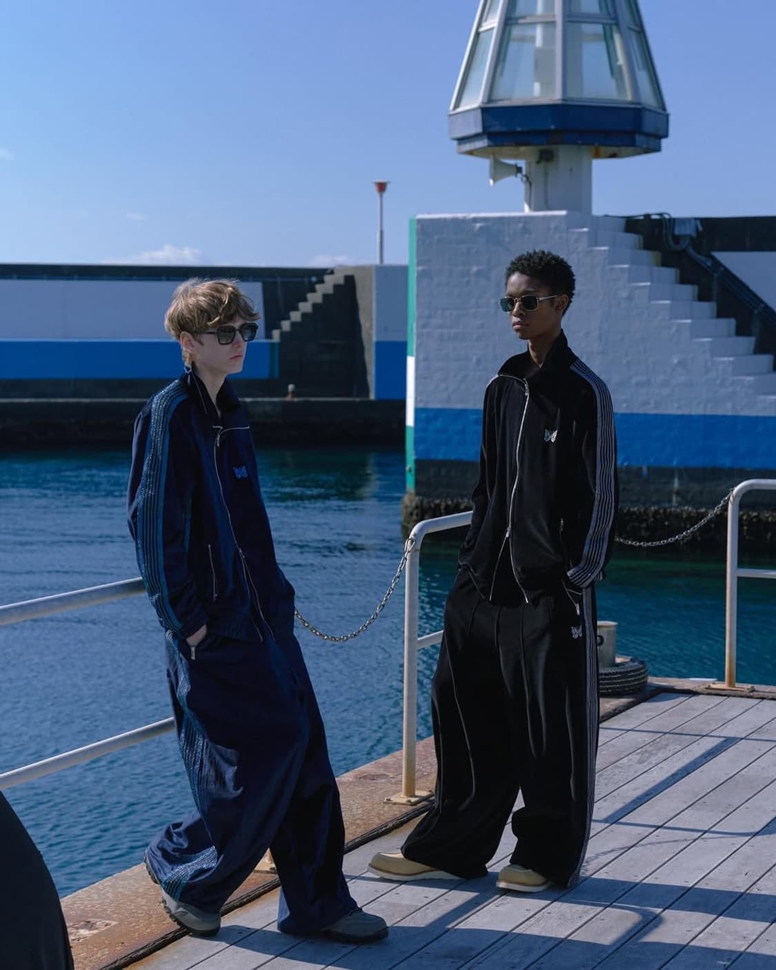 X LHP HD track pant velour - navy 상품이미지2