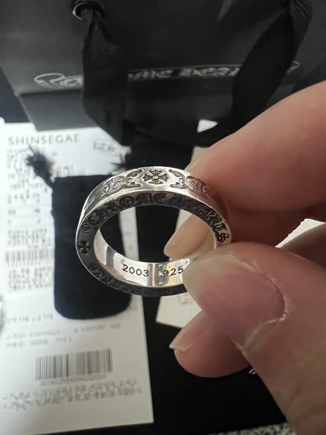 [us8] 크롬하츠 스페이서 대거링 상품이미지2