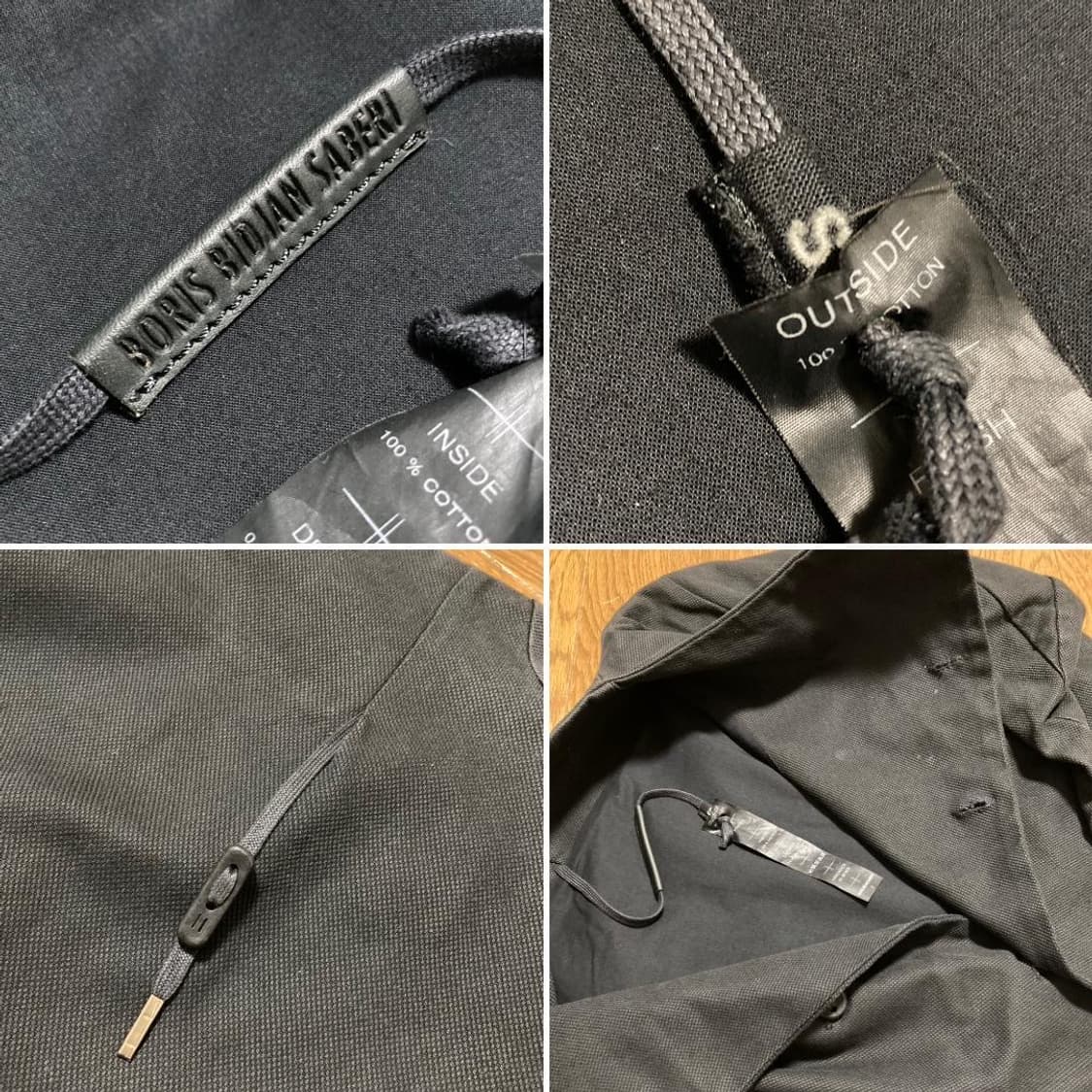 보리스비잔사베리 사선 코트 상품이미지9