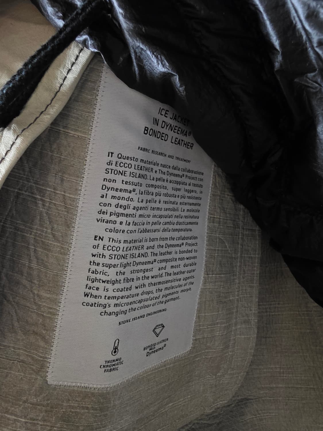 스톤아일랜드 가죽 레더 아이스자켓 상품이미지7