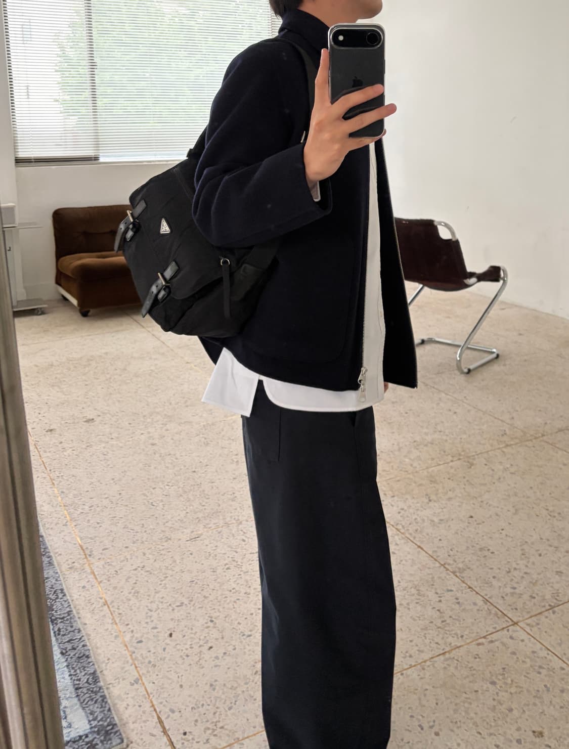 프라다 포코노 나일론 메신저백 크로스백 상품이미지1