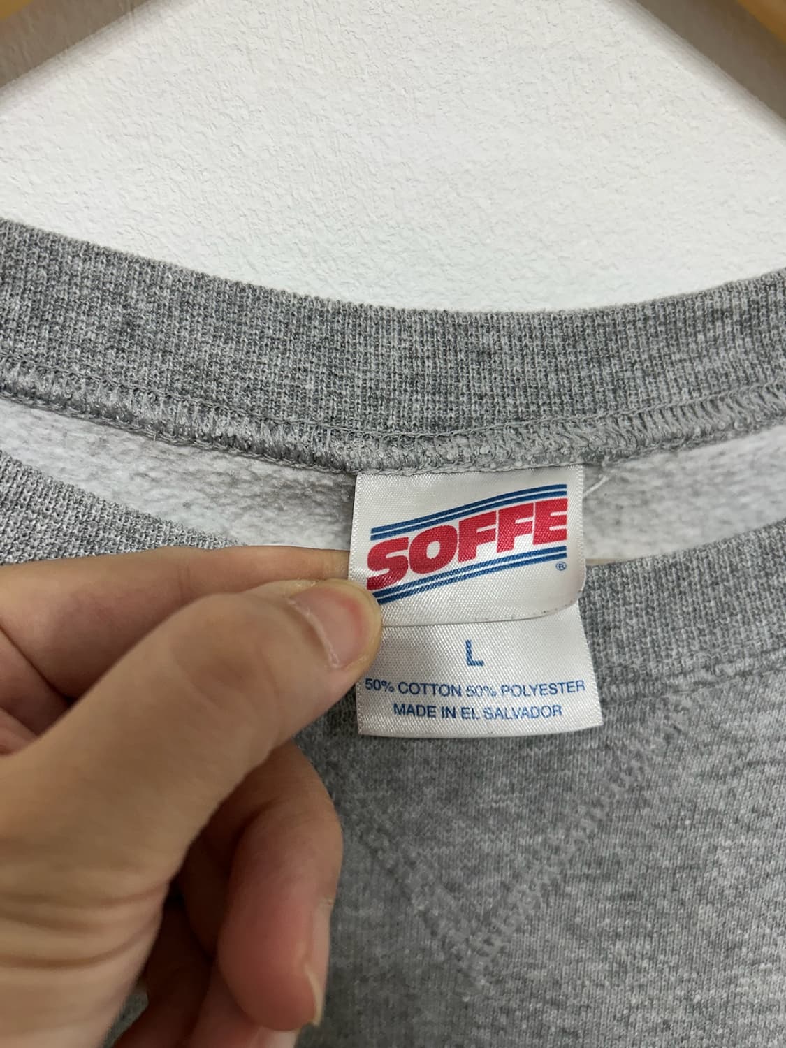 90's US Navy Soffe Grey Sweatshirt. 상품이미지3