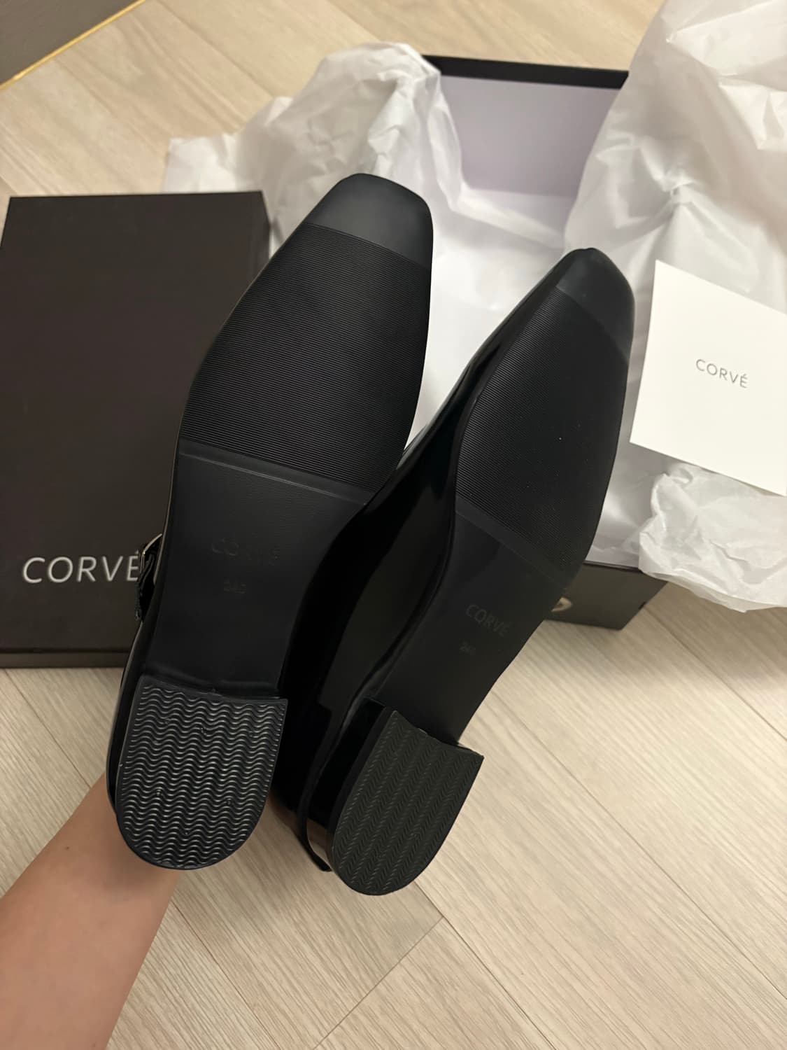 (새상품) 코르베 엘렌 메리제인 플랫 슈즈 240 상품이미지5