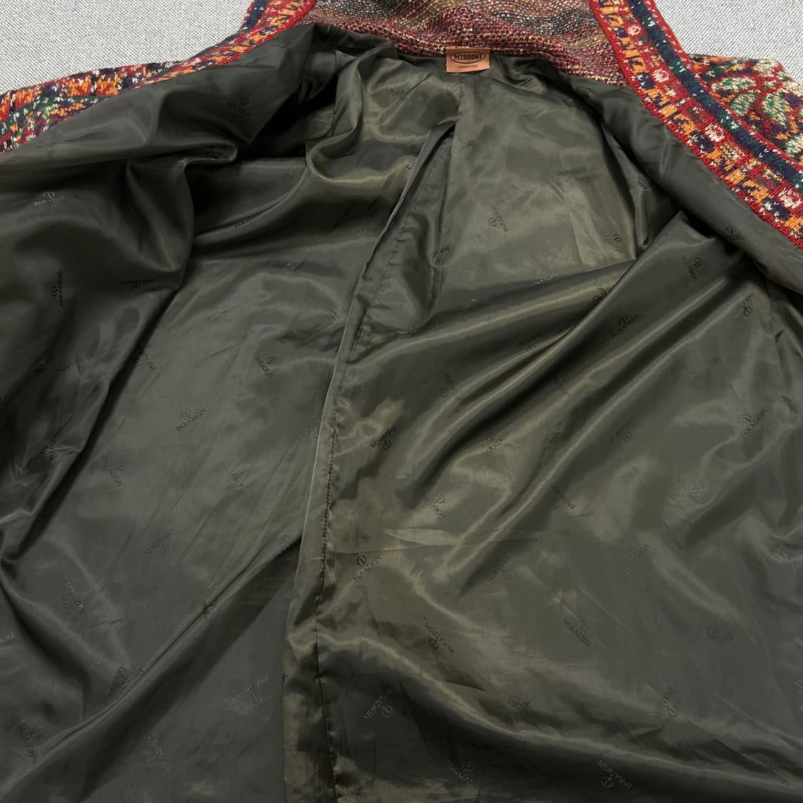 미쏘니 라나울 크리스마스 니트 코트(S) 상품이미지9