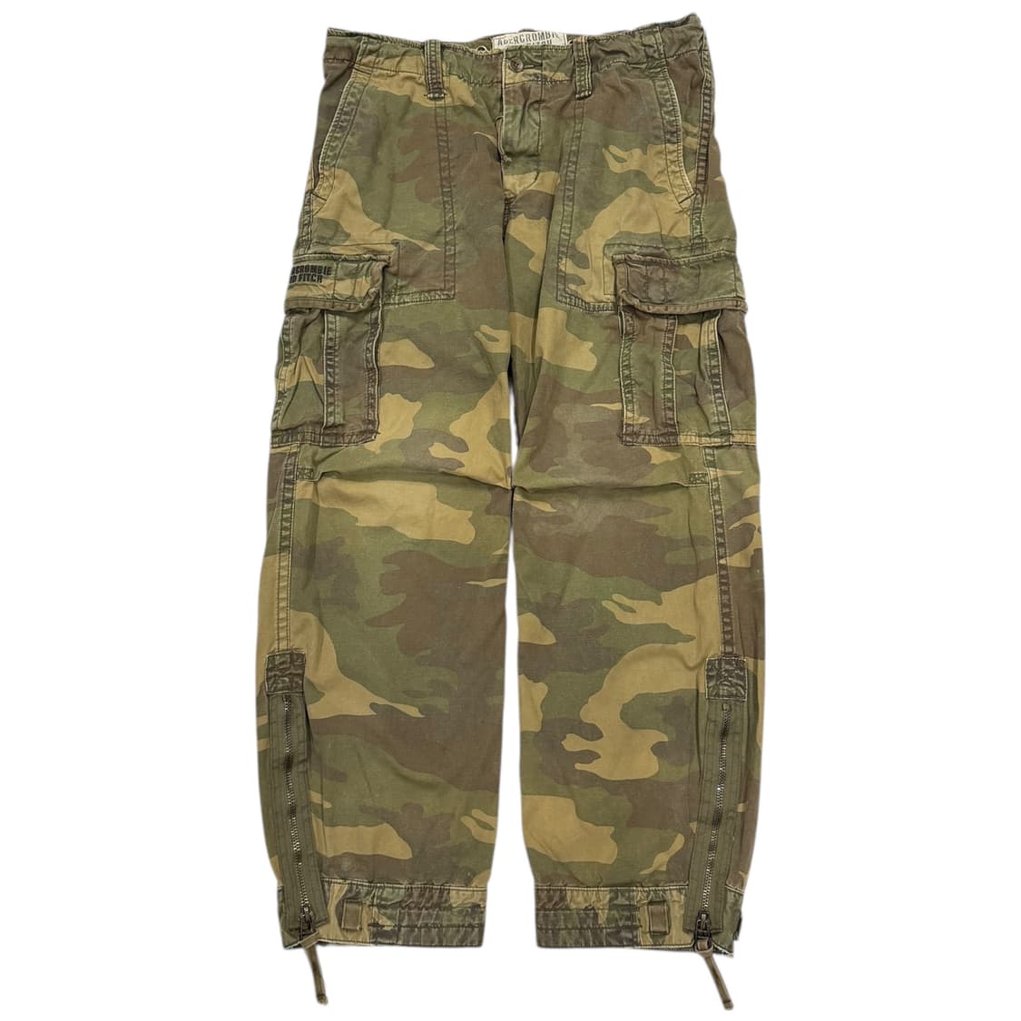 아베크롬비 빈티지 Y2K 밀리터리 카모 카고팬츠 바지 L 상품이미지1