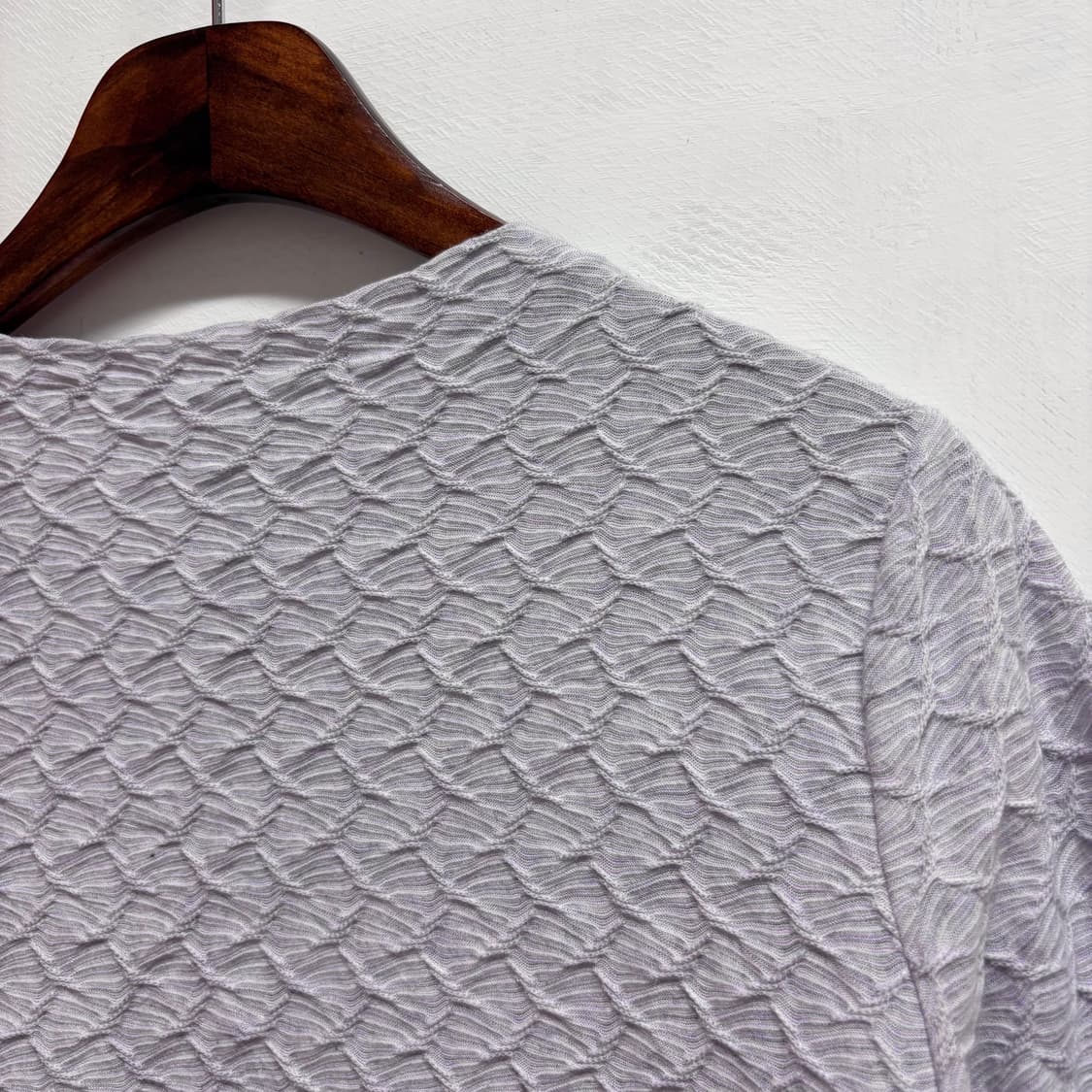 퍼플 셔링 크리즈 반팔 탑 JPN 상품이미지2