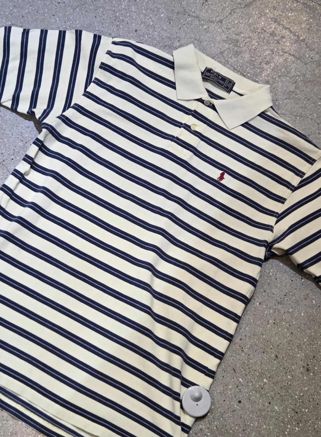 Polo 폴로 스트라이프 반팔 카라티 상품이미지1