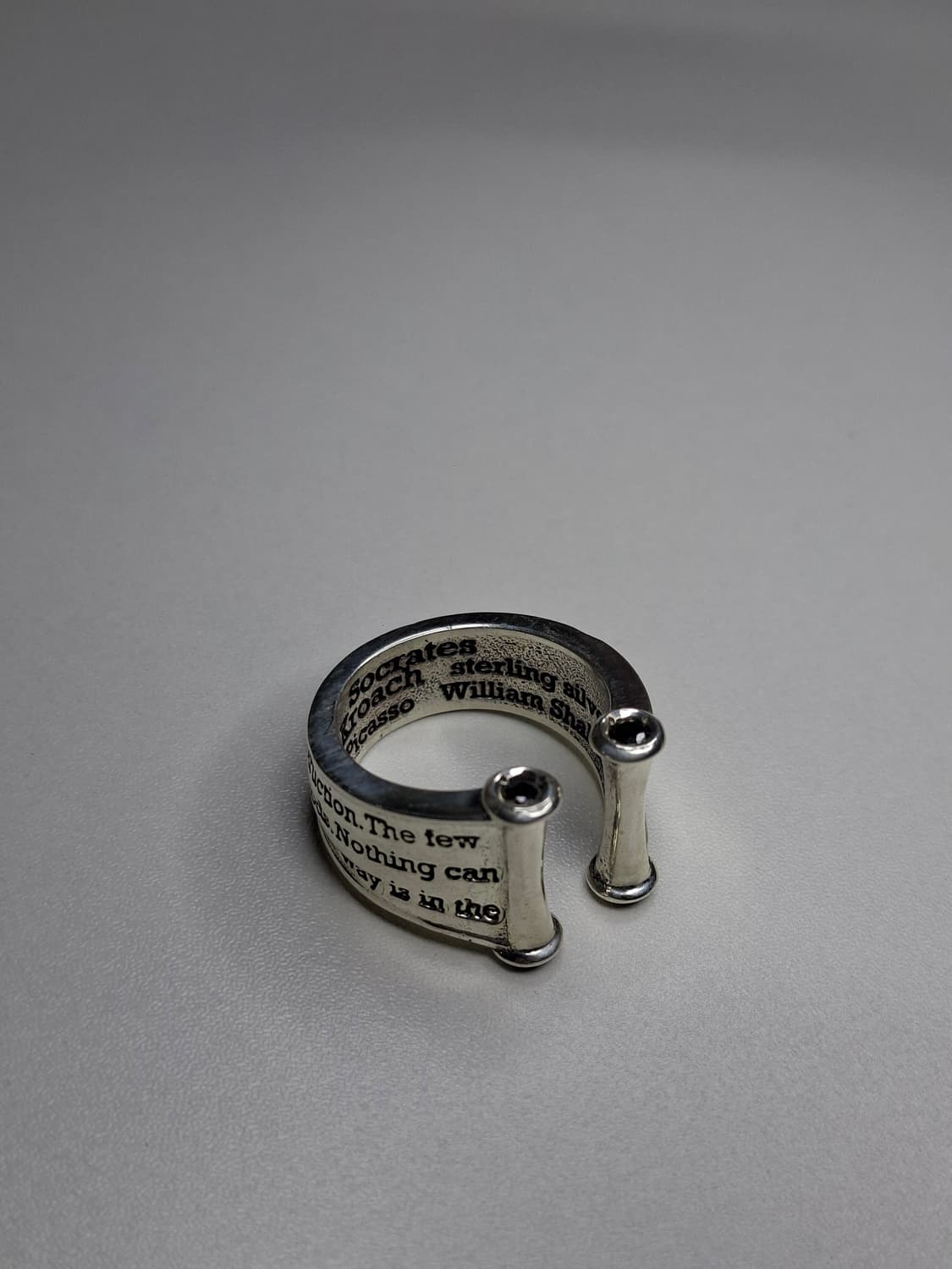 킹크로치 명언 링 XL 상품이미지2