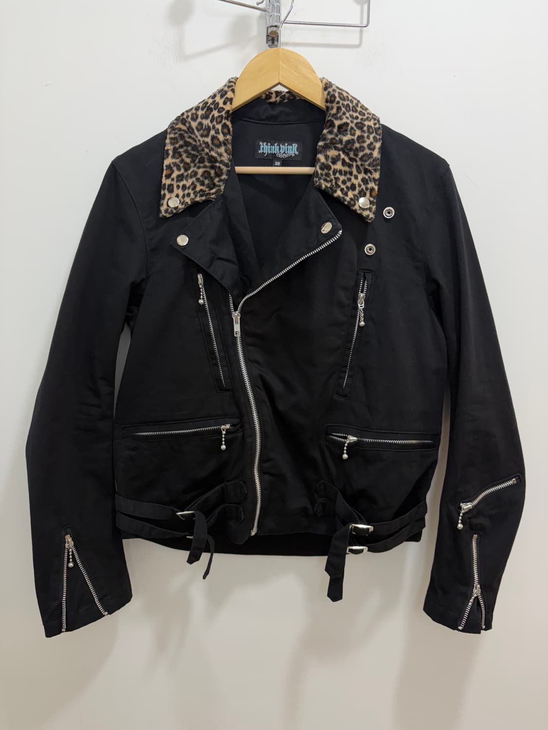펑크 레오파드 라이더 자켓 상품이미지5