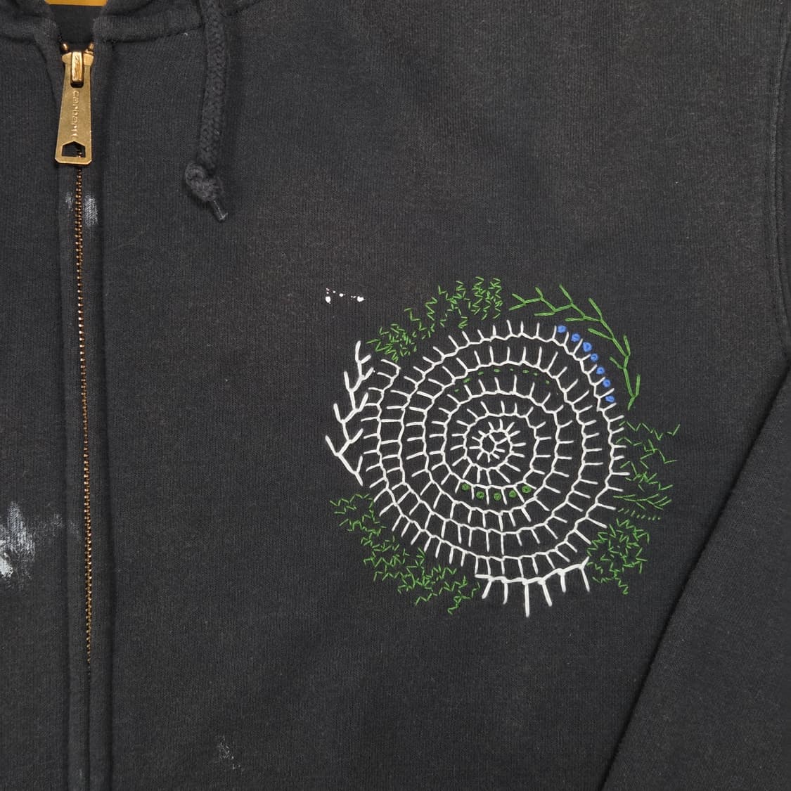 S.O/자수, 패치워크 커스텀 후드집업 상품이미지4