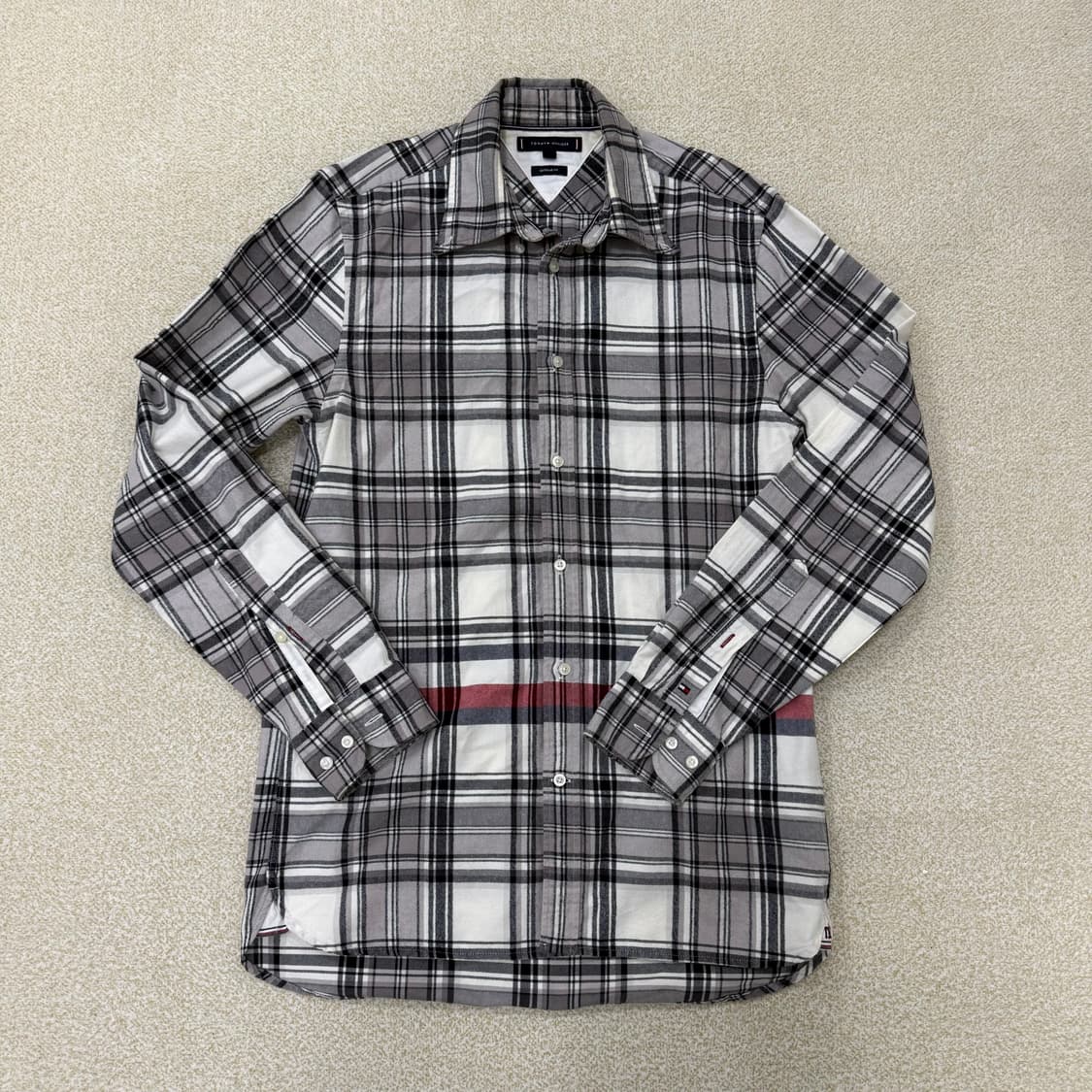M 타미힐피거 레귤러핏 체크셔츠0126T1 상품이미지1