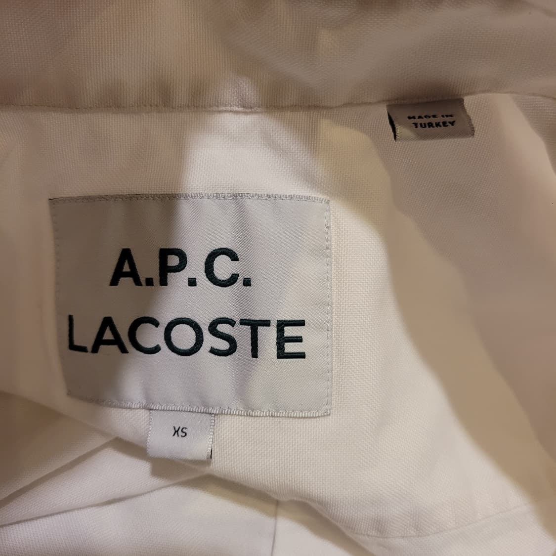 A.P.C. X 라코스테 셔츠 XS 상품이미지5
