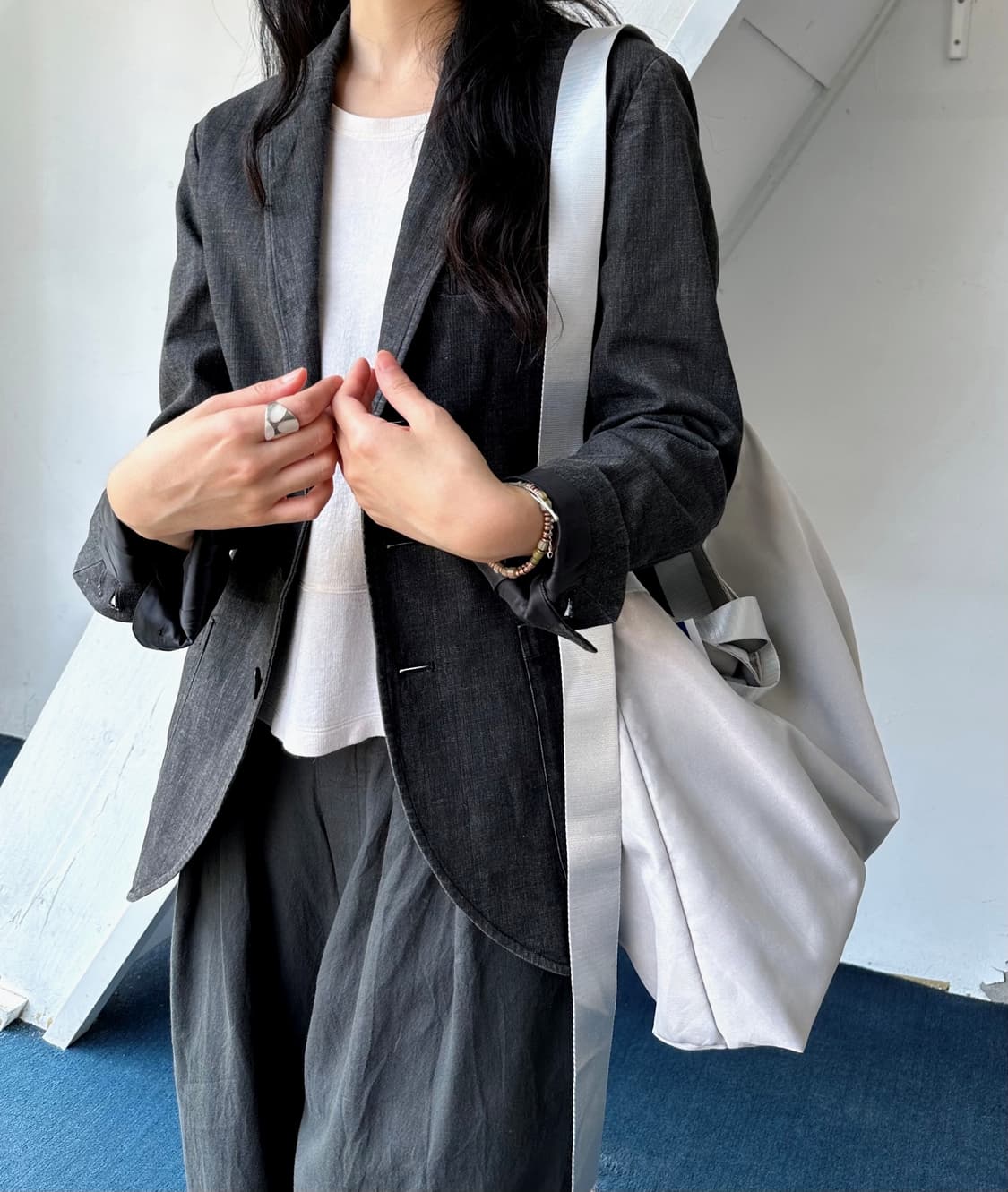 Denim 3B design tailored jacket 상품이미지3