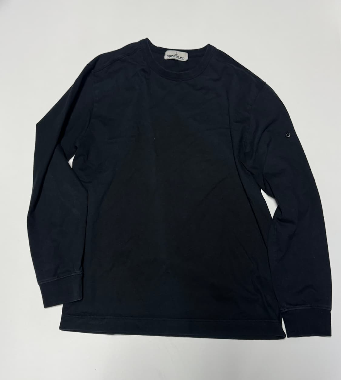 정품인증!! 스톤아일랜드 맨투맨 L 블랙 와팬없음!! 상품이미지1